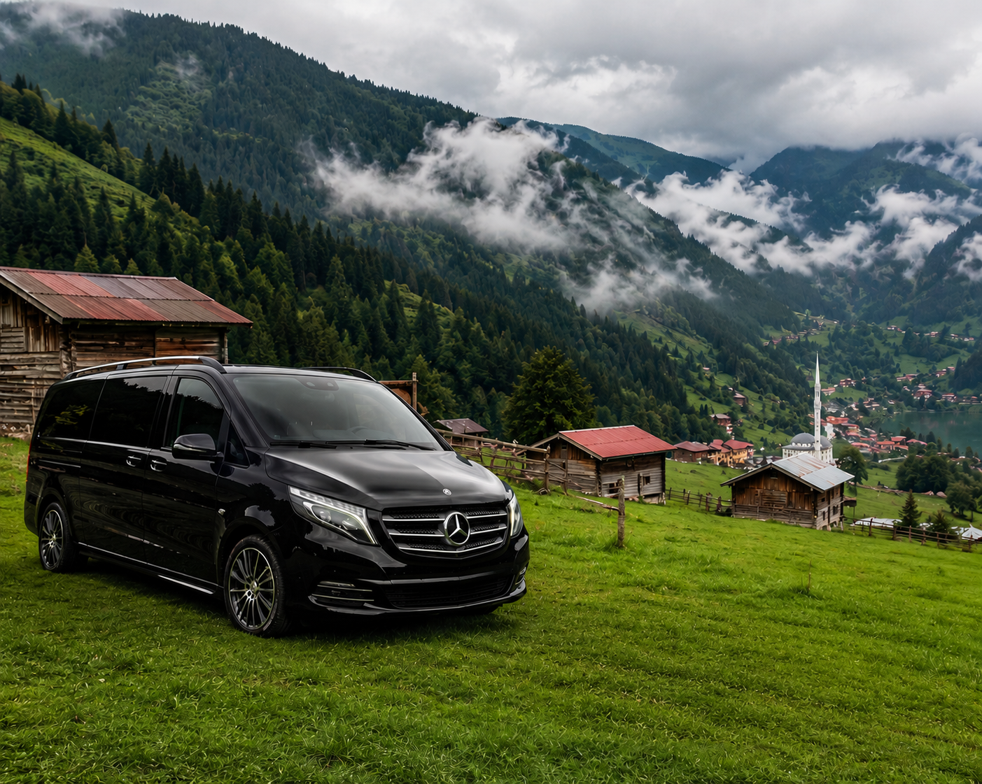 Trabzon dağlarında VIP araçlı Karadeniz turu
